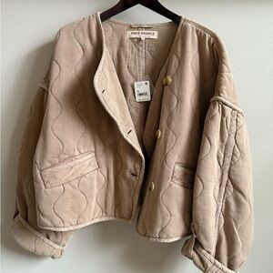 NWT Free People quilted jacket